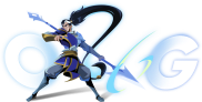 OP.GG logo (Xin Zhao Rework)