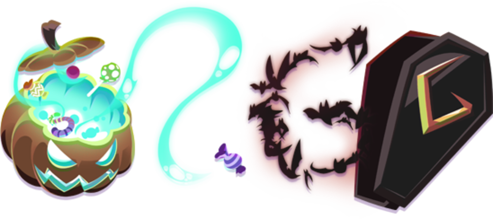 OP.GG logo (2025 Halloween)